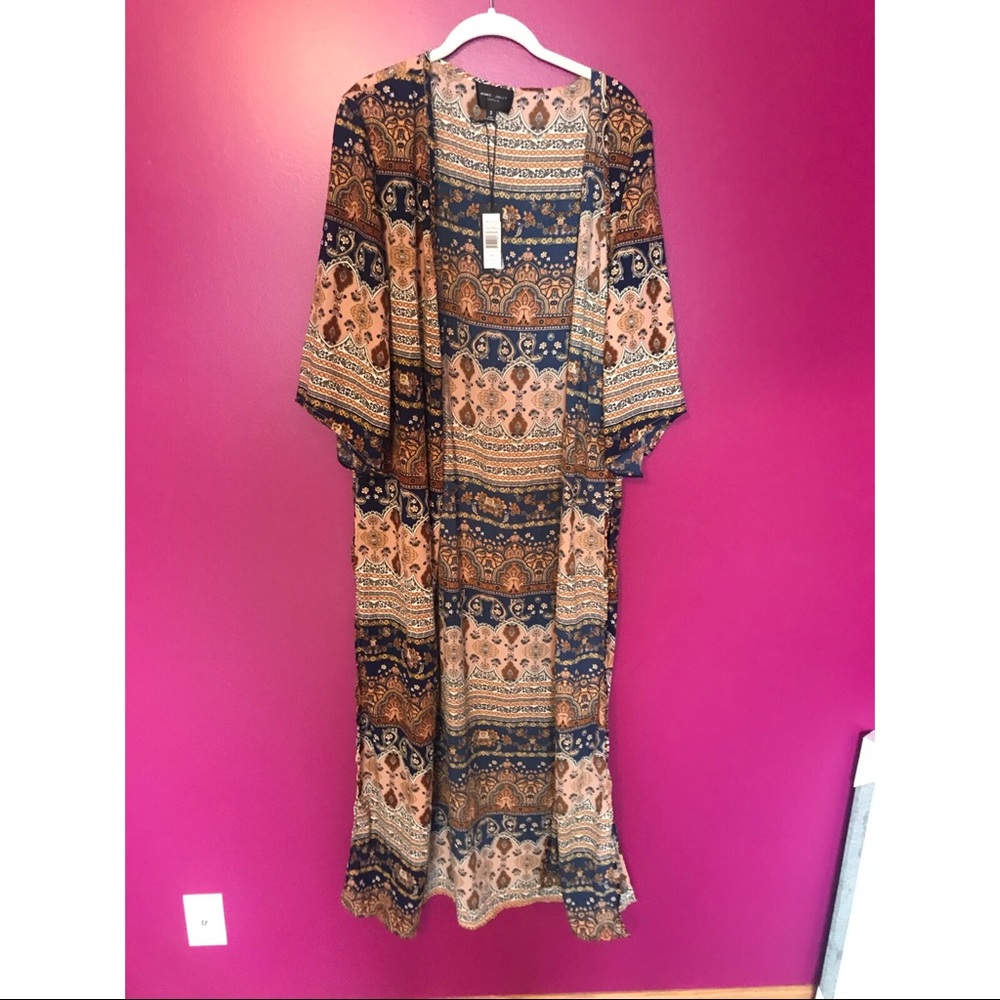 Romeo & Juliet printed Maxi Cardigan